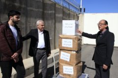 在黎中资企业和华侨向黎巴嫩捐赠防疫物资